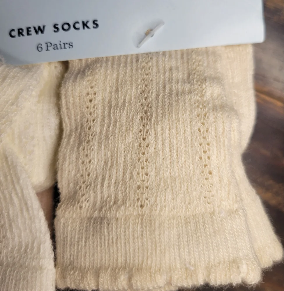 NWT cat & jack pointelle socks 12 - 24 months